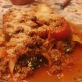 El cooksnap de Magali Tolosa cuando hizo Canelones de acelga y ricota con salsa bolognesa!.