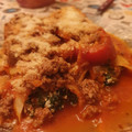 El cooksnap de Magali Tolosa cuando hizo Canelones de acelga y ricota con salsa bolognesa!.