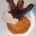 El cooksnap de Paularlet cuando hizo Calçots rebozados con salsa romesco y allioli.