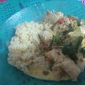 El cooksnap de Marshall Luu cuando hizo Pollo con verduras.
