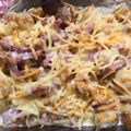 El cooksnap de yayita cuando hizo Patatas fritas (estilo Foster Hollywood, bacon cheese fries) súper fácil!!.