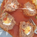 El cooksnap de Berta Sanchez cuando hizo Albóndigas Mexicanas (Con huevo y arroz).