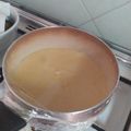 El cooksnap de Luli Porto cuando hizo Crema pastelera.