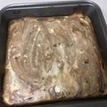darren's cooksnap of when they made Peanut Butter Chip Cheesecake Brownies.