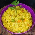Hetal Chirag Buch's cooksnap of when they made વેજ બટર ગાર્લિક ધમાકા મેગી (Veg Butter Garlic Dhamaka Maggi Recipe In Gujarati).