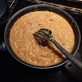 El cooksnap de juantxo cuando hizo Spaghetti con salsa de calabaza.