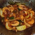 Cooksnap Mohamad Nazim AB Halim semasa beliau membuat Sambal Udang Ala Thai.