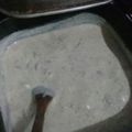 El cooksnap de Aixa Berón cuando hizo Salsa blanca de pollo.