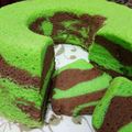 Cooksnap dari Iin Rodearni untuk resep Pandan Choco Chiffon Cake