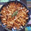El cooksnap de esthercordobaivan cuando hizo Fideuá ligera de alcachofas y calamar.