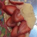 El cooksnap de ariana benzaquen cuando hizo Tarta de frutillas con pastelera.
