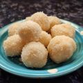 Deval maulik trivedi's cooksnap of when they made ઈન્સ્ટન્ટ કોકોનટ લાડુ (Instant Coconut Ladoo Recipe In Gujarati).