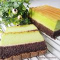 Cooksnap dari Cachaaa untuk resep Pandan lapis Ketan Hitam