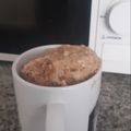El cooksnap de Catalina Alarcón cuando hizo Queque en taza en solo 3 minutos (en microondas).