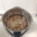 El cooksnap de Cristian Pimentel cuando hizo Pollo a la carbonara con thermomix.