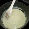 El cooksnap de Álvaro González Recio cuando hizo Salsa de queso azul sin nata.