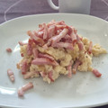 El cooksnap de Almudena Collado cuando hizo Risotto a la carbonara.