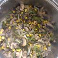 El cooksnap de Maria de los angeles cuando hizo Champignons con Poblano.