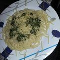 El cooksnap de Carlos Cabrera cuando hizo Tallarines al pesto con nueces.