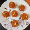 Anjali Pakhre's cooksnap of when they made Boondi laddo / Motichoor laddo.