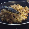El cooksnap de Fer Arroyo cuando hizo Huevos con papa y quesillo.