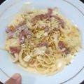 Cooksnap dari herna untuk resep Spagheti Carbonara with Smoked Ham