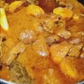 Barnali Saha's cooksnap of when they made মটন আলুর ঝোল (Mutton aloor jhol recipe in Bengali).
