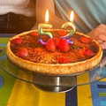 El cooksnap de Maria Marti Cervera cuando hizo Tarta de queso,.