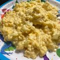 El cooksnap de Lee D 🌷 cuando hizo Mac & cheese de coliflor con cheddar / low carb.