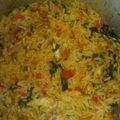 Glory Ikeke's cooksnap of when they made Palm Oil Rice.