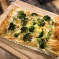 Sam Meadley's cooksnap of when they made 🧅 Caramelised onion, mozzarella and 🥦 broccoli puff pastry tart.