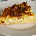 Cooksnap de jeanne sur la recette Tarte salée saucisses, pd terre/ Mozarella