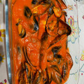 El cooksnap de loidamanz cuando hizo Mejillones con tomate.