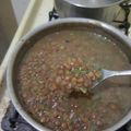 El cooksnap de Giancarlo Cabrera cuando hizo Menestra ecuatoriana.