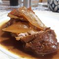 El cooksnap de Gabriela Vuillermoz cuando hizo Solomillo de cerdo con salsa de aceto balsámico y mostaza.