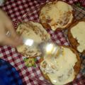 El cooksnap de Victor Acevedo cuando hizo Milanesas de soja a la napolitana (muy grandes), sin gluten.