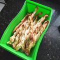 El cooksnap de Noelia Bettolini cuando hizo Grisines de Queso.