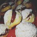 El cooksnap de Cecilia Lopez cuando hizo Bolas de Fraile (Berlinesas) horneadas.