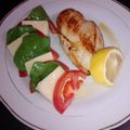 El cooksnap de Javier Roblero cuando hizo Ensalada Caprese.