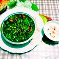 Ramaben Joshi's cooksnap of when they made પાલક ખીચડી (Palak Khichdi Recipe In Gujarati).