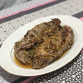 El cooksnap de Mary cuando hizo Solomillo de Cerdo a la Mostaza.