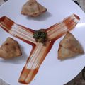 Dipti Mehrotra का कुकस्नैप जब उन्होंने मिनी समोसे (mini samose recipe in Hindi) बनाया था।