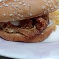 Farwa Ali's cooksnap of when they made Zinger burger.