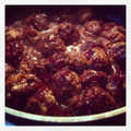 El cooksnap de ItaliaMiAmor cuando hizo Albóndigas en salsa.