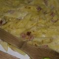 El cooksnap de Andy Amorin cuando hizo Macarrones con Salsa Bechamel y Jamón York.