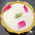 Dream Thakrar's cooksnap of when they made Gobindobhog rice kheer.