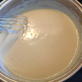El cooksnap de Sara PA cuando hizo Salsa bechamel.