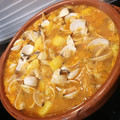 El cooksnap de ripollavalon cuando hizo Suquet de rape con gambas y almejas.