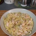 El cooksnap de Marisa Rubio cuando hizo Pasta con restos de salmón en salsa cremosa.