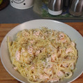 El cooksnap de Marisa Rubio cuando hizo Pasta con restos de salmón en salsa cremosa.